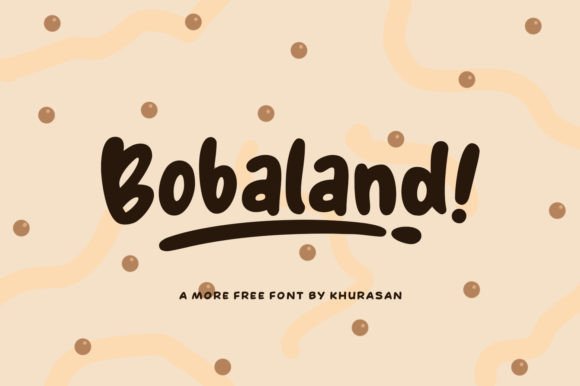 Bobaland Font for Business Branding