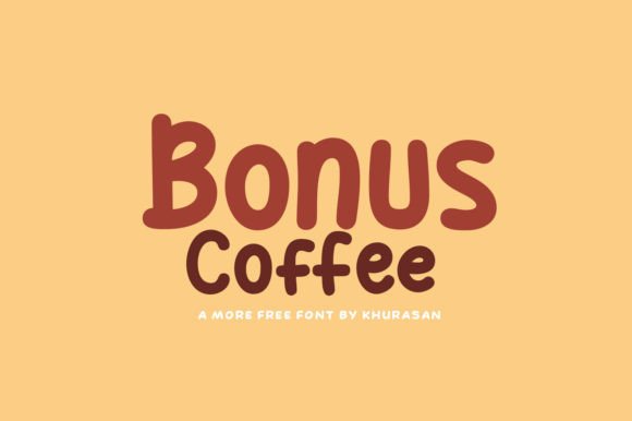 Bonus Coffee Font for Web Design