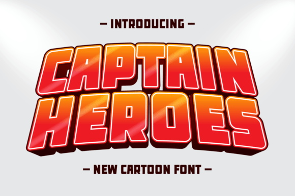 Captain Heroes Font for Creative Projects