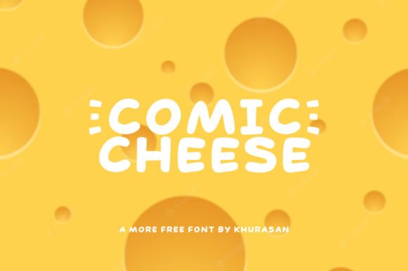 Comic Cheese Font for Creative Projects