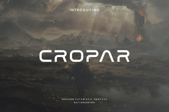 Cropar Font for Modern Web Design