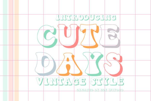 Cute Days Font for Web Design