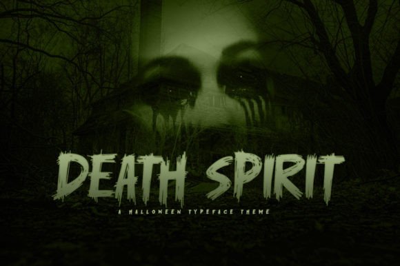Death Spirit Font for Halloween Design