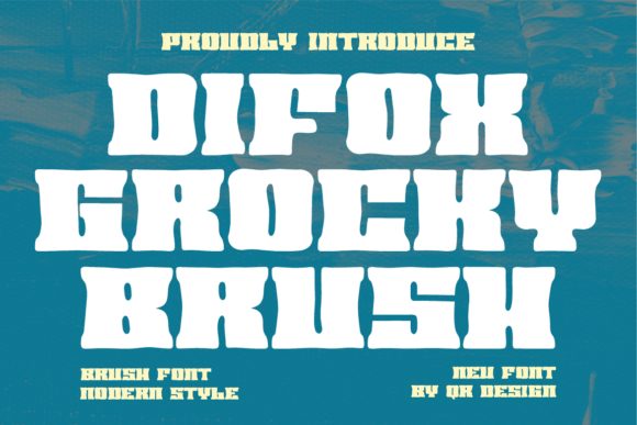 Difox Grocky Brush Font