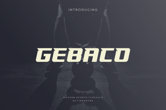 Gebaco Font for Editorial Design