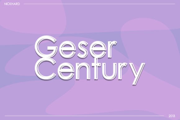 Geser Century Font Review