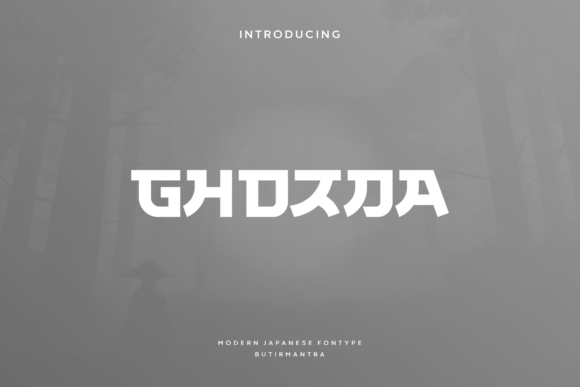 Ghozda: A Japanese-Style Display Font