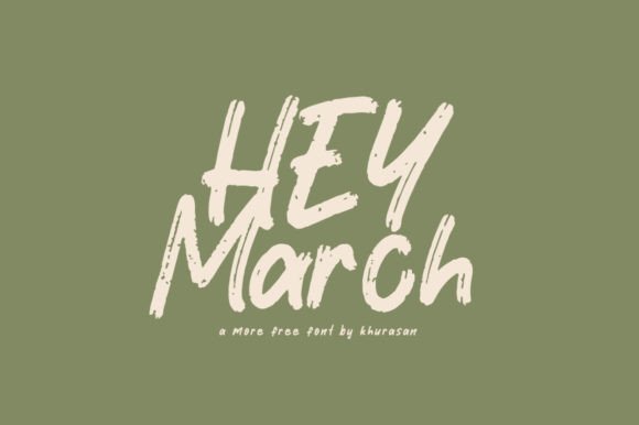 Hey March Font for Web Design