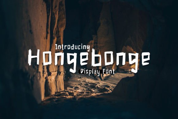 Hongebonge Font: A Display Typeface with Timeless Marker Charm