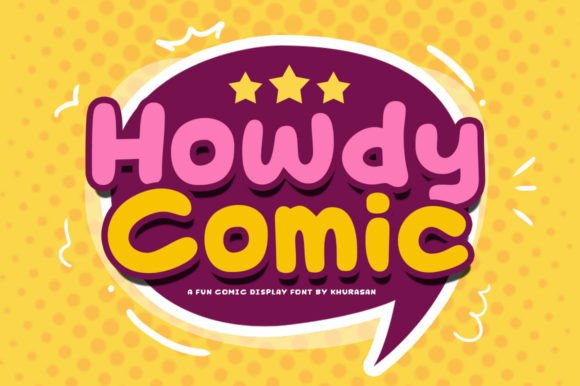 Howdy Comic Font for Business Branding