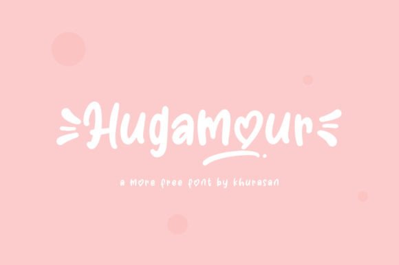 Hugamour Font for Creative Campaigns