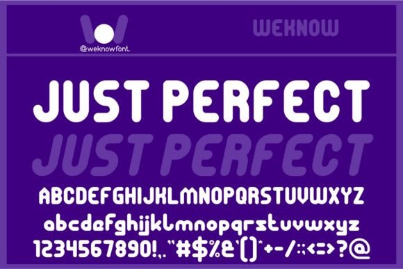 Just Perfect Font for Bold Campaigns