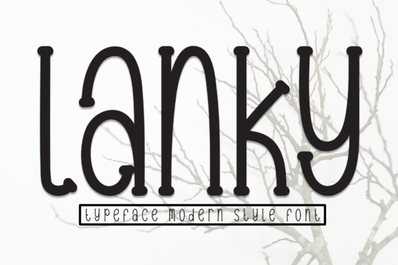Lanky Font for Web Design