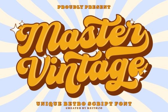 Master Vintage Font for Web Design
