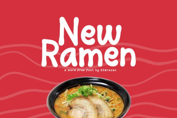 New Ramen Font for Creative Design
