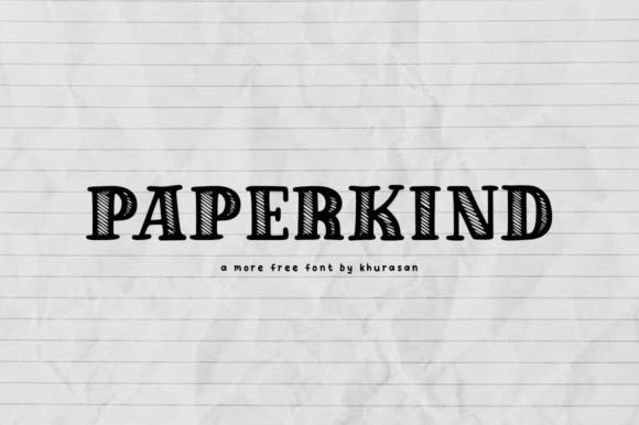 Paperkind: A Modern Display Font for Web Design