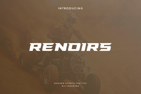 Renoirs Font for Creative Makers