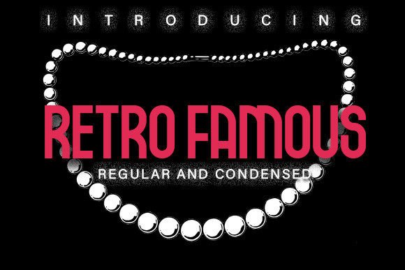 Retro Famous Font