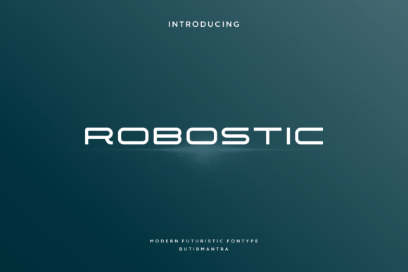 Robostic: A Futuristic Font for Creative Projects