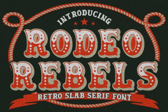 Rodeo Rebels Font: Bold Western Style