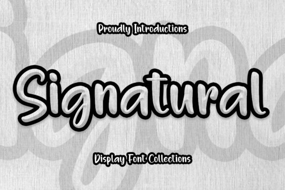 Signatural: A Bold Display Font for Web Design