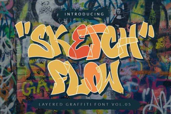 Sketch Flow: A Bold Display Font for Creative Campaigns
