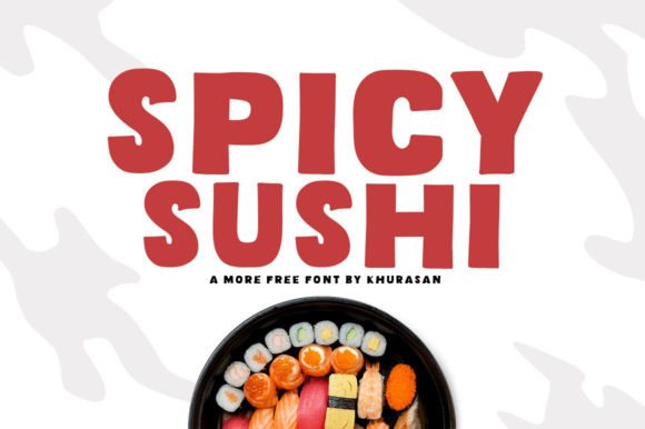 Spicy Sushi Font for Web Design