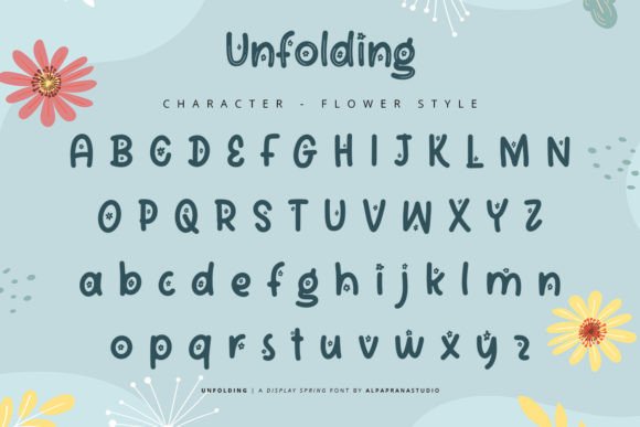 Unfolding Font for Creative Makers