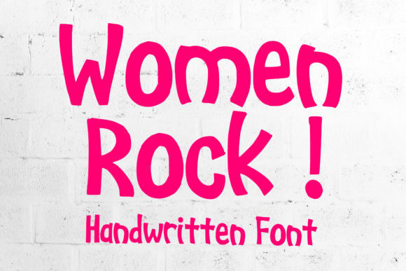 Women Rock Font